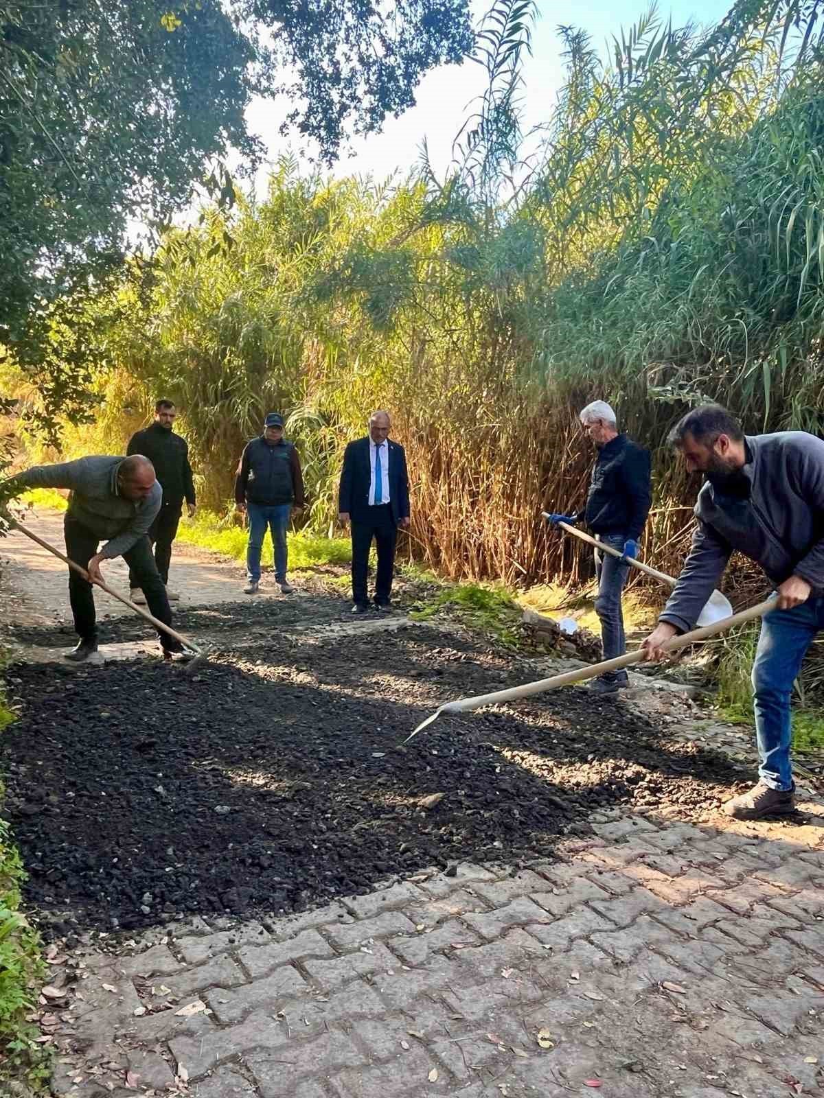 BAŞKAN YILDIRIMKAYA, ÇALIŞMALARI YERİNDE İNCELEDİ