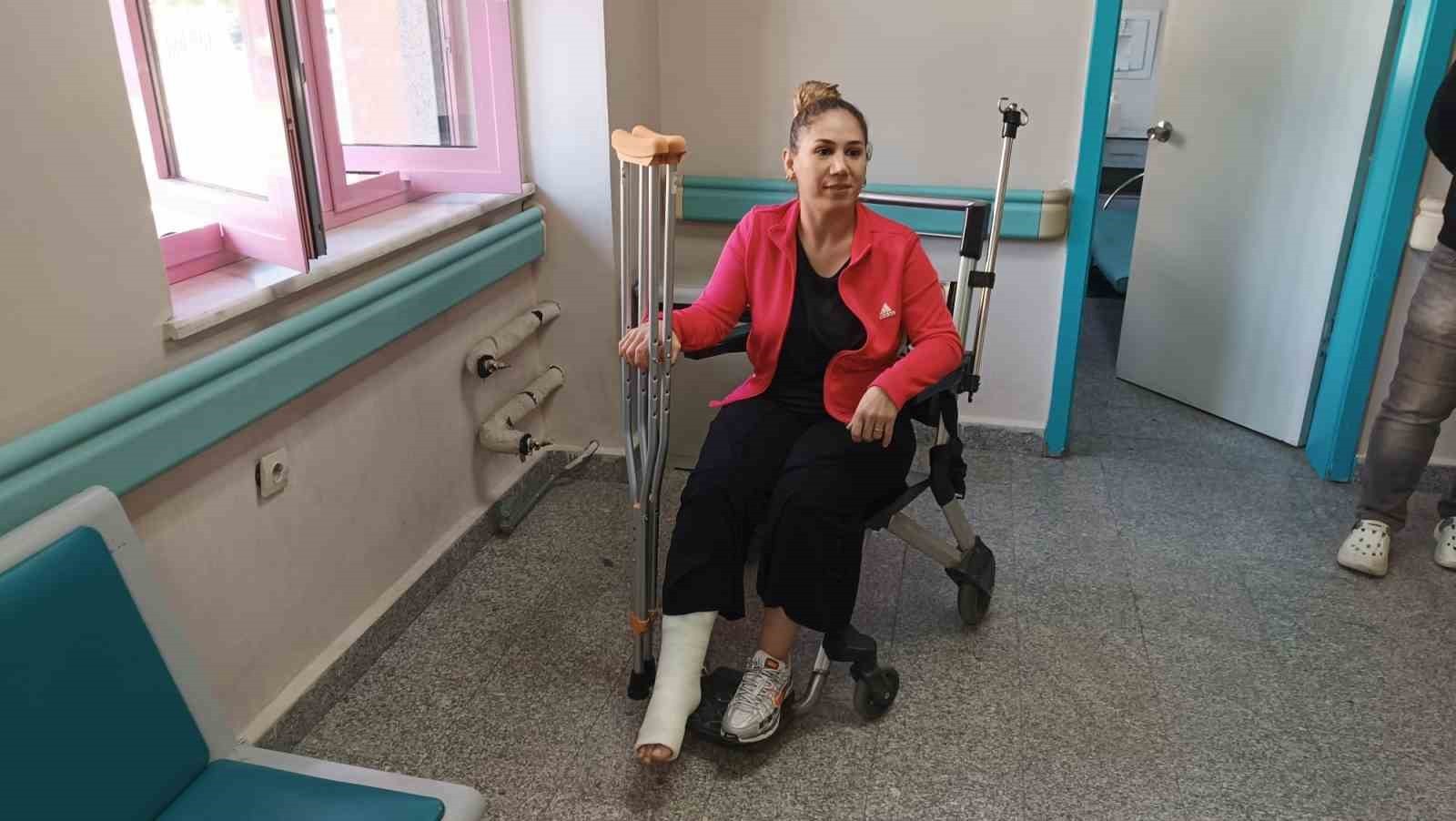 BATMAN'DA, MİLLİ SPORCU VE KARATE ANTRENÖRÜ AYLİN GÖZ İŞTİN (30), İDMAN SIRASINDA YAŞADIĞI AŞİL...