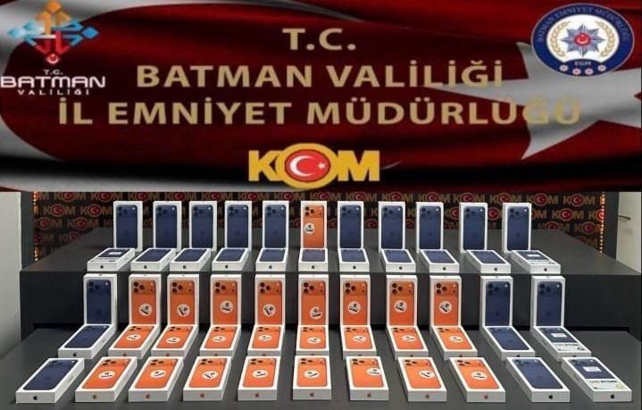 BATMAN’DA KAÇAKÇILIKLA MÜCADELE KAPSAMINDA DÜZENLENEN OPERASYONDA, PİYASA DEĞERİ 6 MİLYON 600 BİN...