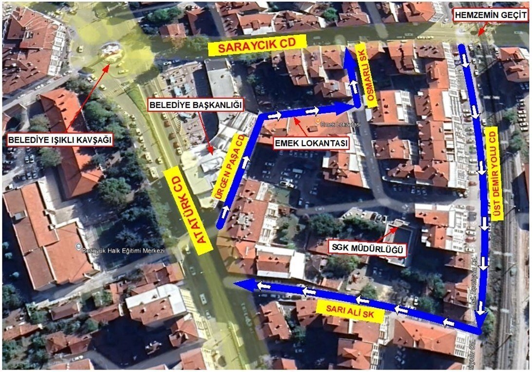 BİLECİK TRAFİĞİNDE YENİ DÜZENLEME