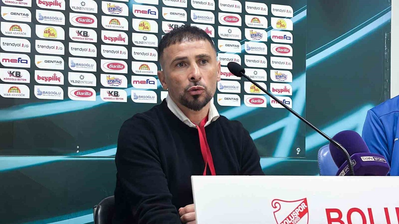 BOLUSPOR TEKNİK DİREKTÖRÜ ERTUĞRUL ARSLAN