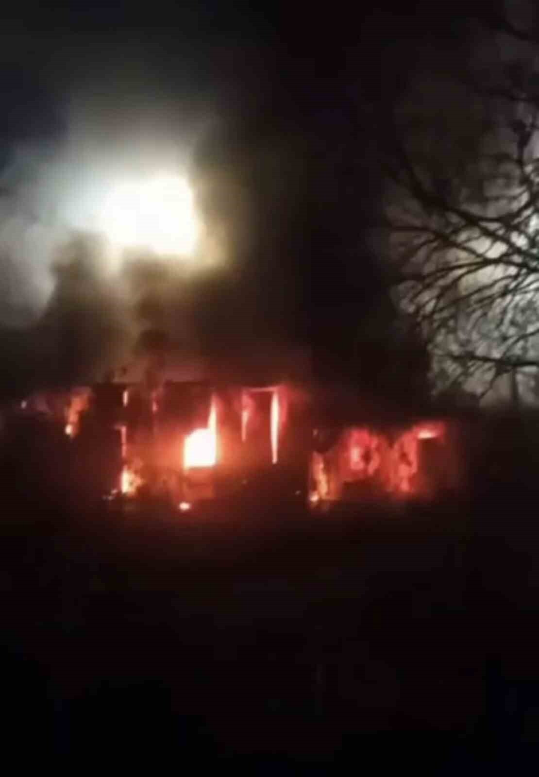 BURSA’DA FABRİKA YANGINI