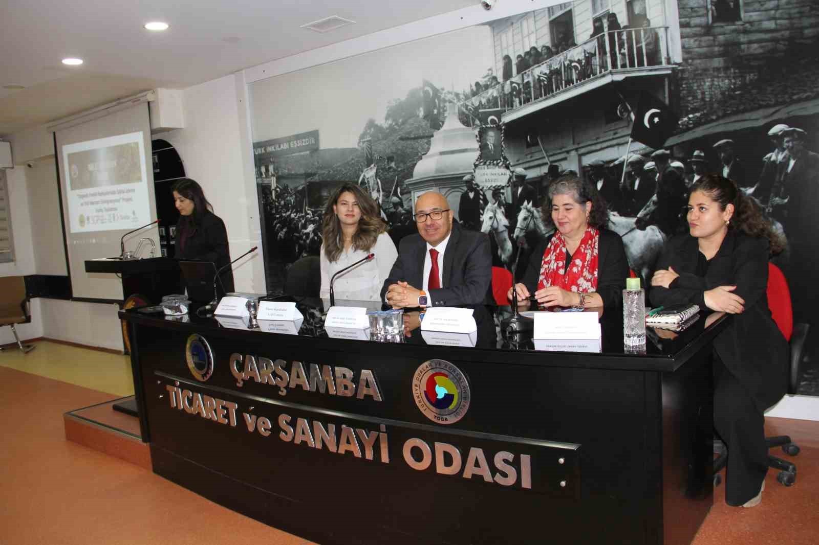 ÇARŞAMBA TİCARET VE SANAYİ ODASI’NDA, ‘ORGANİK FINDIK BAHÇELERİNDE DİJİTAL İZLEME VE TRÜF MANTARI...