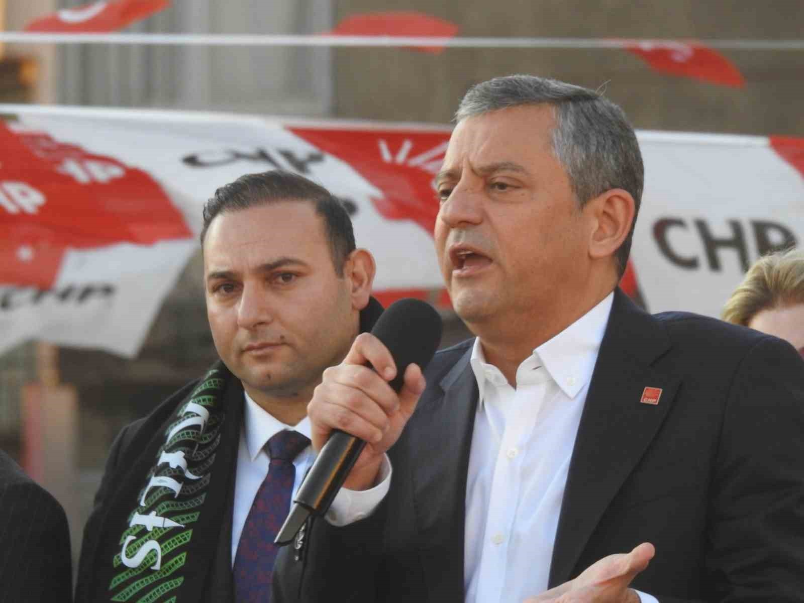 CHP GENEL BAŞKANI ÖZGÜR ÖZEL, "İKTİDARI DEĞİŞTİRECEĞİZ, PARLAMENTER SİSTEMİ YENİDEN KURACAĞIZ....