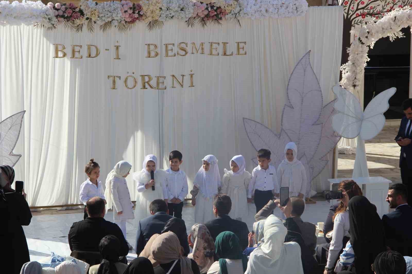 CİZRE’DE MİNİK KALPLER  "BED-İ BESMELE"YLE EĞİTİME BAŞLADI