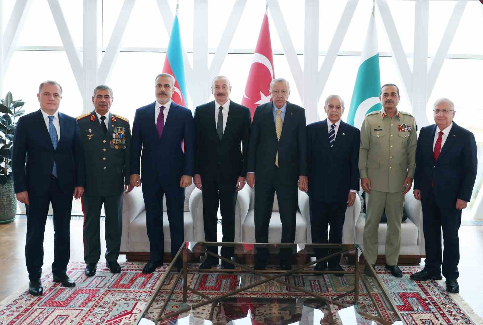 CUMHURBAŞKANI RECEP TAYYİP ERDOĞAN, BAKÜ'DE AZERBAYCAN CUMHURBAŞKANI İLHAM ALİYEV VE PAKİSTAN...