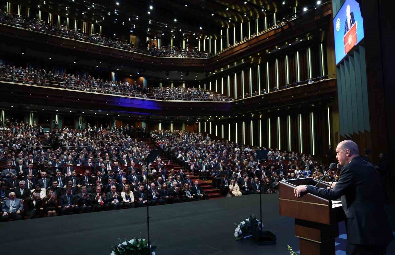 CUMHURBAŞKANI RECEP TAYYİP ERDOĞAN, BEŞTEPE MİLLET KONGRE VE KÜLTÜR MERKEZİ’NDE GERÇEKLEŞTİRİLEN...