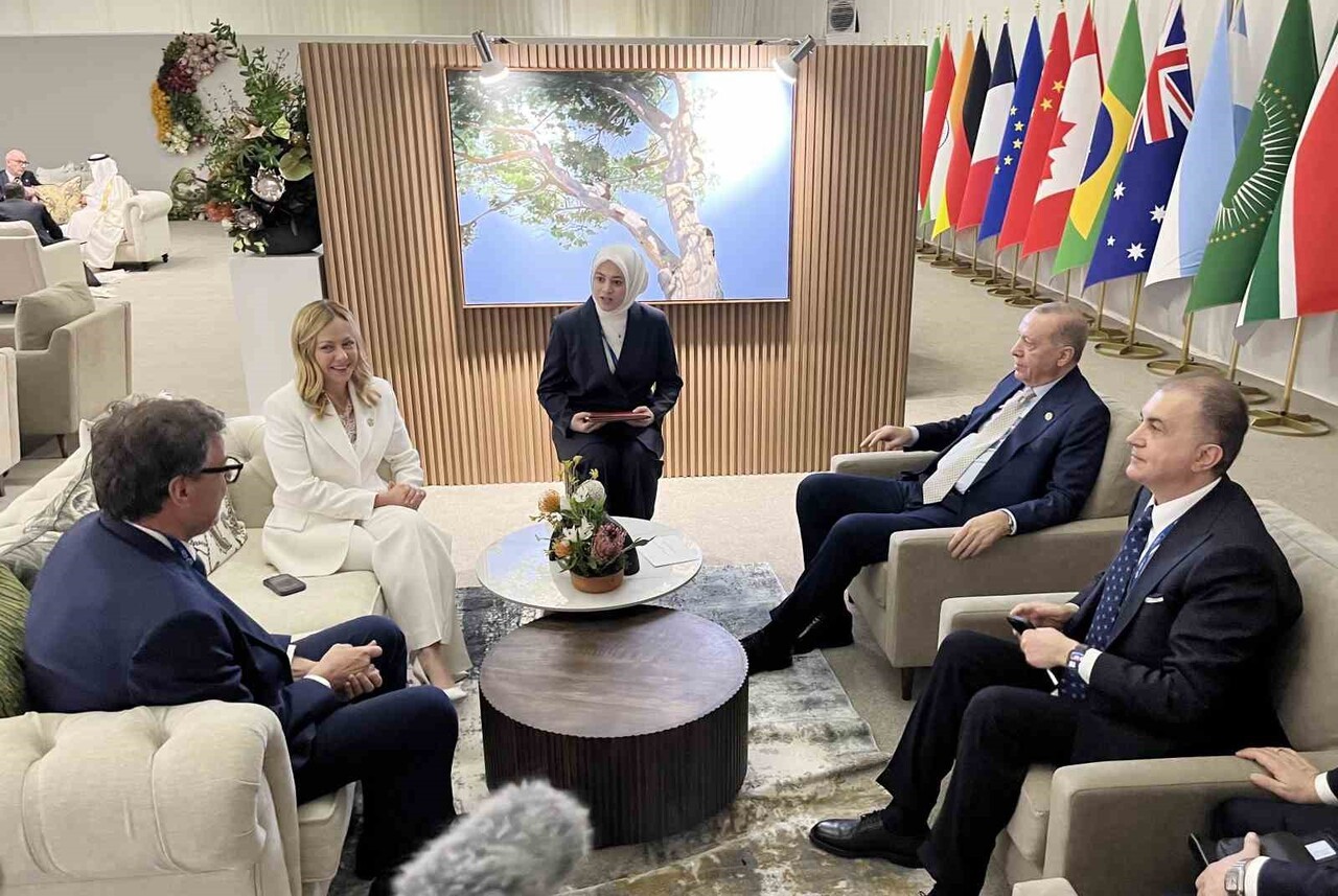 CUMHURBAŞKANI RECEP TAYYİP ERDOĞAN, G20 LİDERLER ZİRVESİ İÇİN BULUNDUĞU GÜNEY AFRİKA...