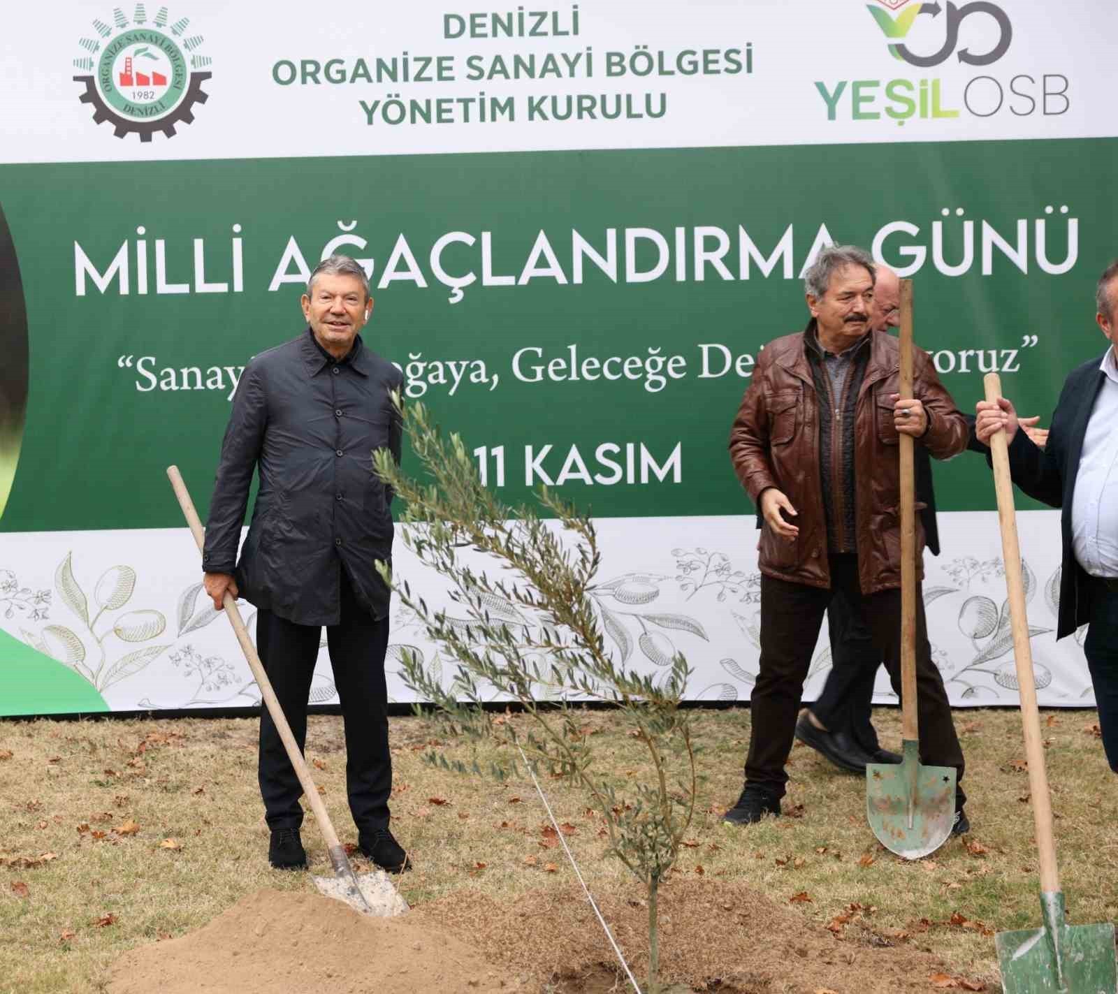 DENİZLİ ORGANİZE SANAYİ BÖLGESİ MÜDÜRLÜĞÜ, 11 KASIM MİLLİ AĞAÇLANDIRMA GÜNÜ KAPSAMINDA ÇEVREYE...
