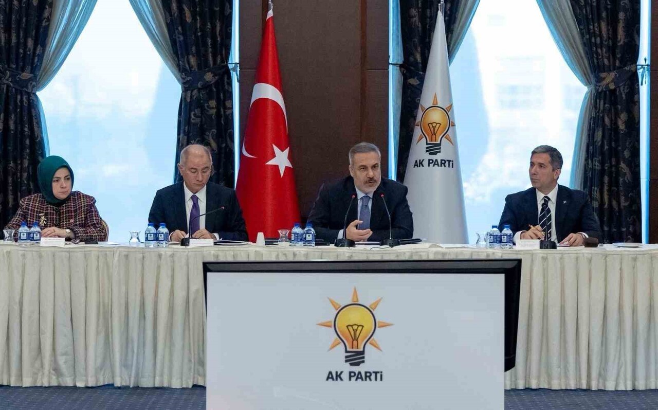 DIŞİŞLERİ BAKANI HAKAN FİDAN, AK PARTİ DIŞ İLİŞKİLER BAŞKANLIĞININ DÜZENLEDİĞİ MARMARA BÖLGE...