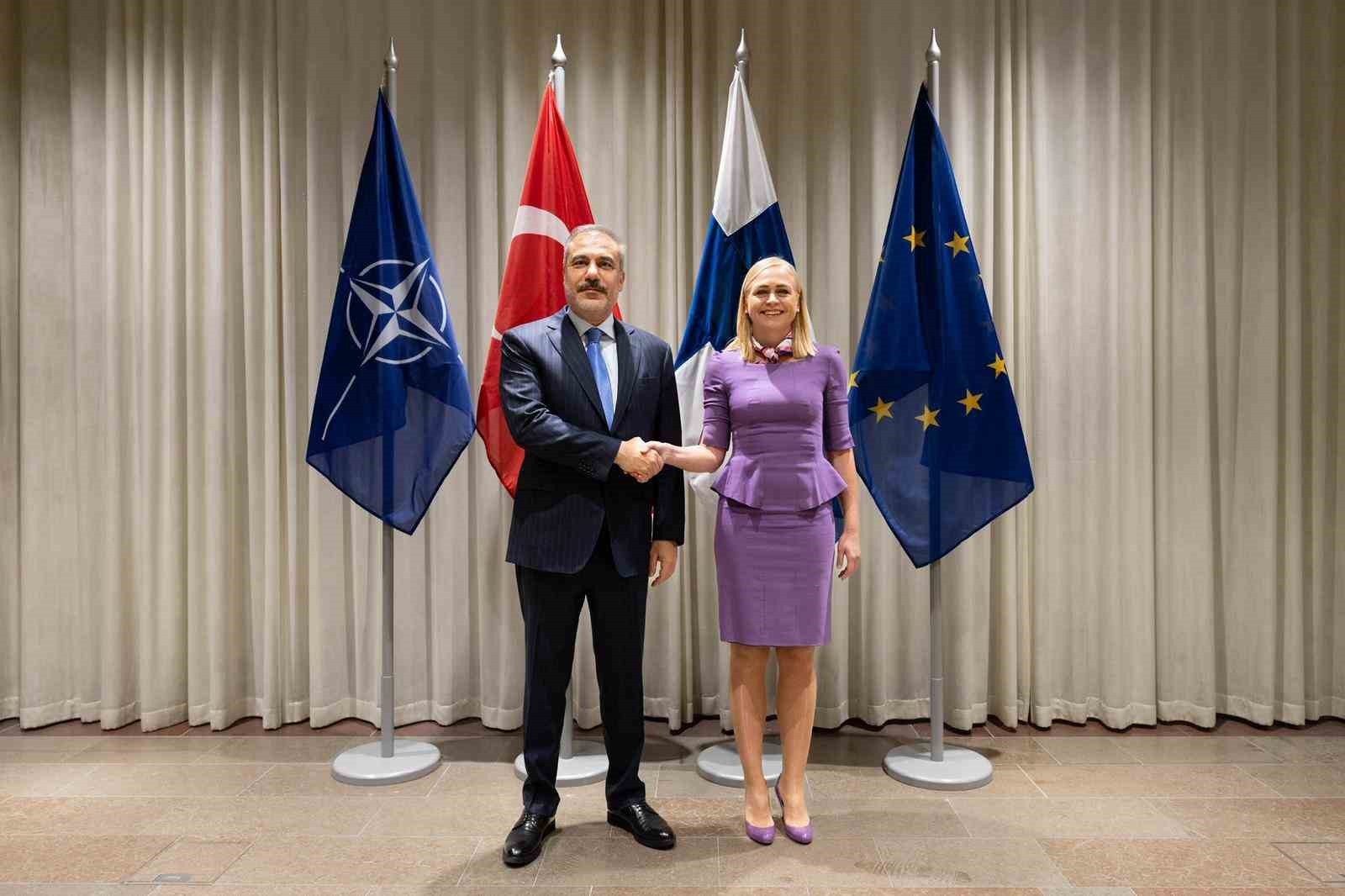 DIŞİŞLERİ BAKANI HAKAN FİDAN, FİNLANDİYA’NIN BAŞKENTİ HELSİNKİ’DE FİNLANDİYA DIŞİŞLERİ BAKANI...