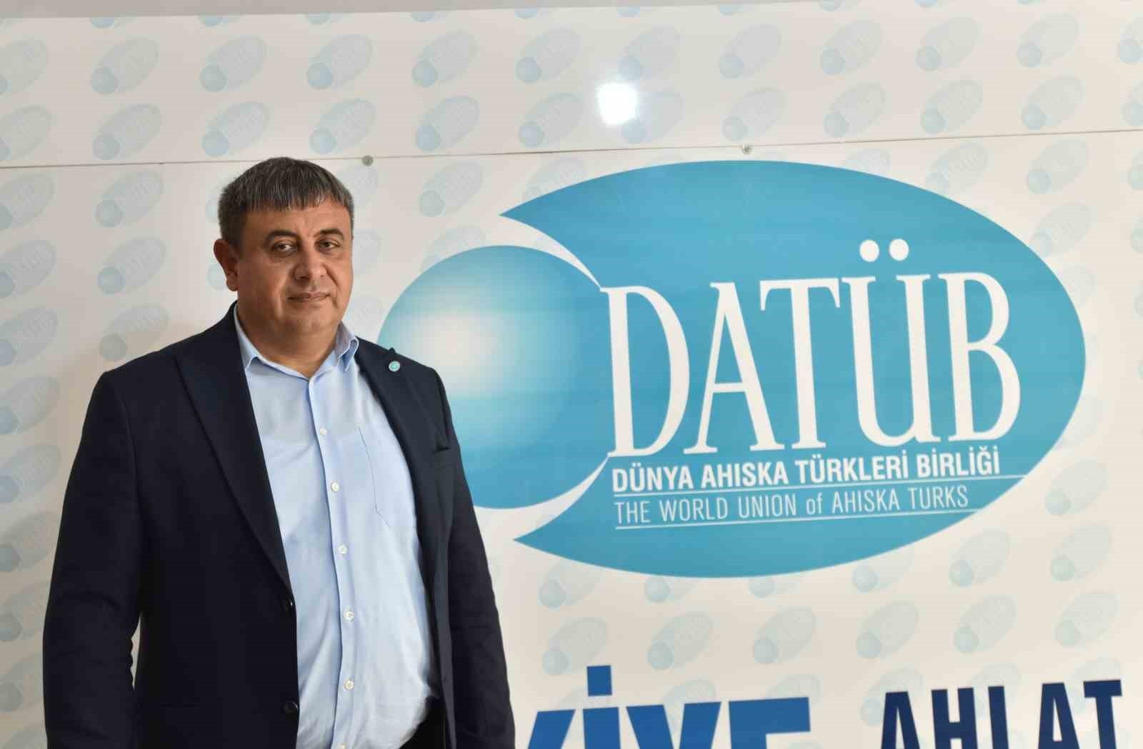 DÜNYA AHISKA TÜRKLERİ BİRLİĞİ (DATÜB) AHLAT TEMSİLCİSİ MURAT RESULOĞLU, "AHLAT HALKI ENSAR...