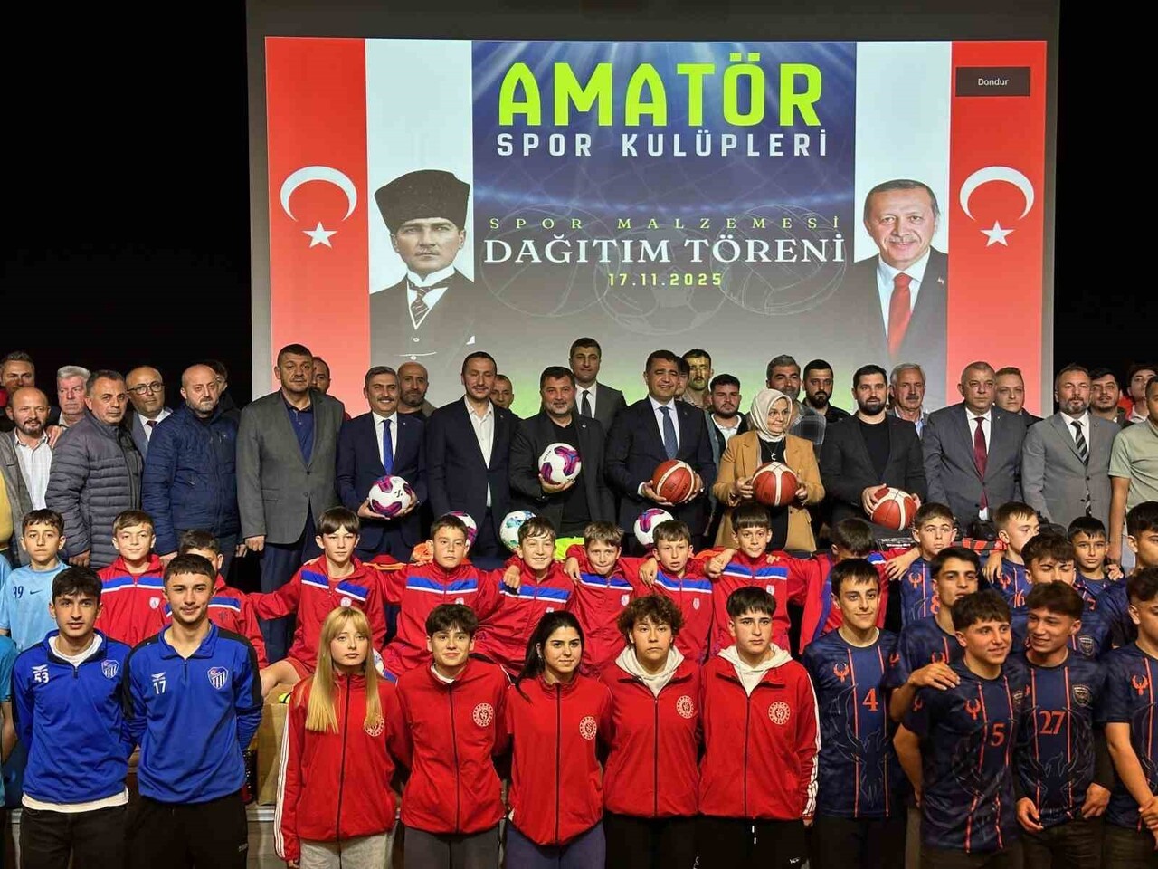 DÜZCE’DE AMATÖR SPORLARDA FAALİYET GÖSTEREN KULÜPLERE, VALİLİK ÖNCÜLÜĞÜNDE İL ÖZEL İDARESİ’NCE 1...