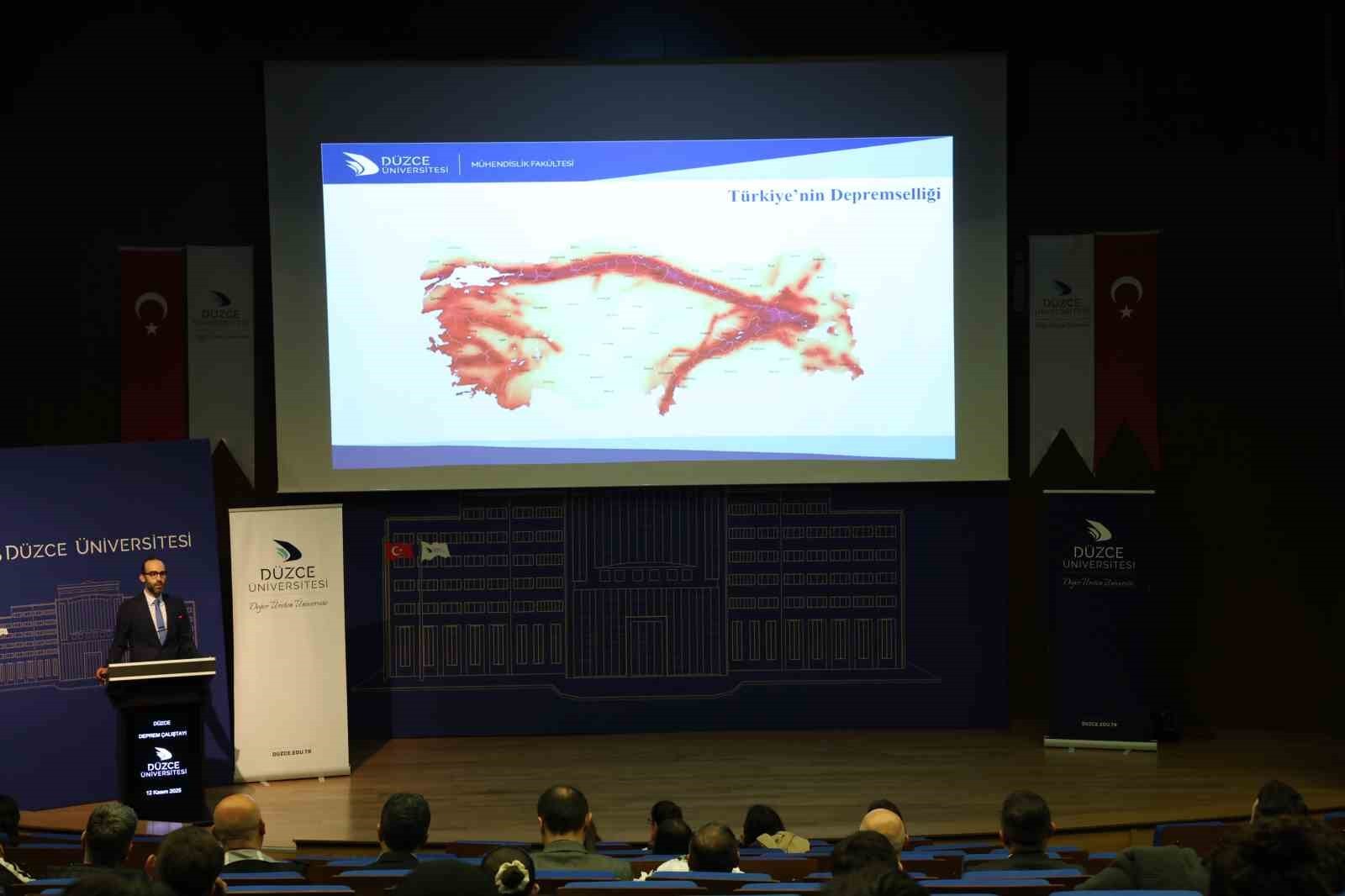 DÜZCE ÜNİVERSİTESİ DEPREM ARAŞTIRMA VE UYGULAMA MERKEZİ TARAFINDAN DÜZENLENEN "DÜZCE DEPREM...