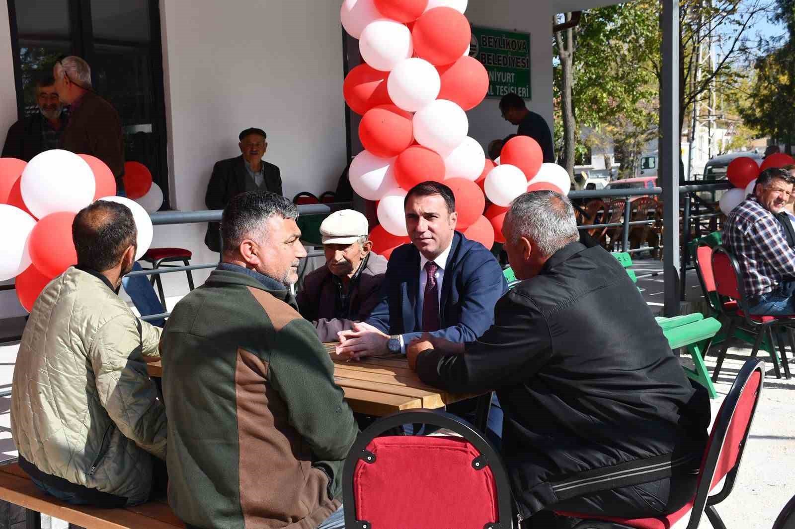 ESKİŞEHİR BEYLİKOVA BELEDİYESİ TARAFINDAN YENİYURT MAHALLESİ’NDE YAPIMI TAMAMLANAN SOSYAL TESİS...