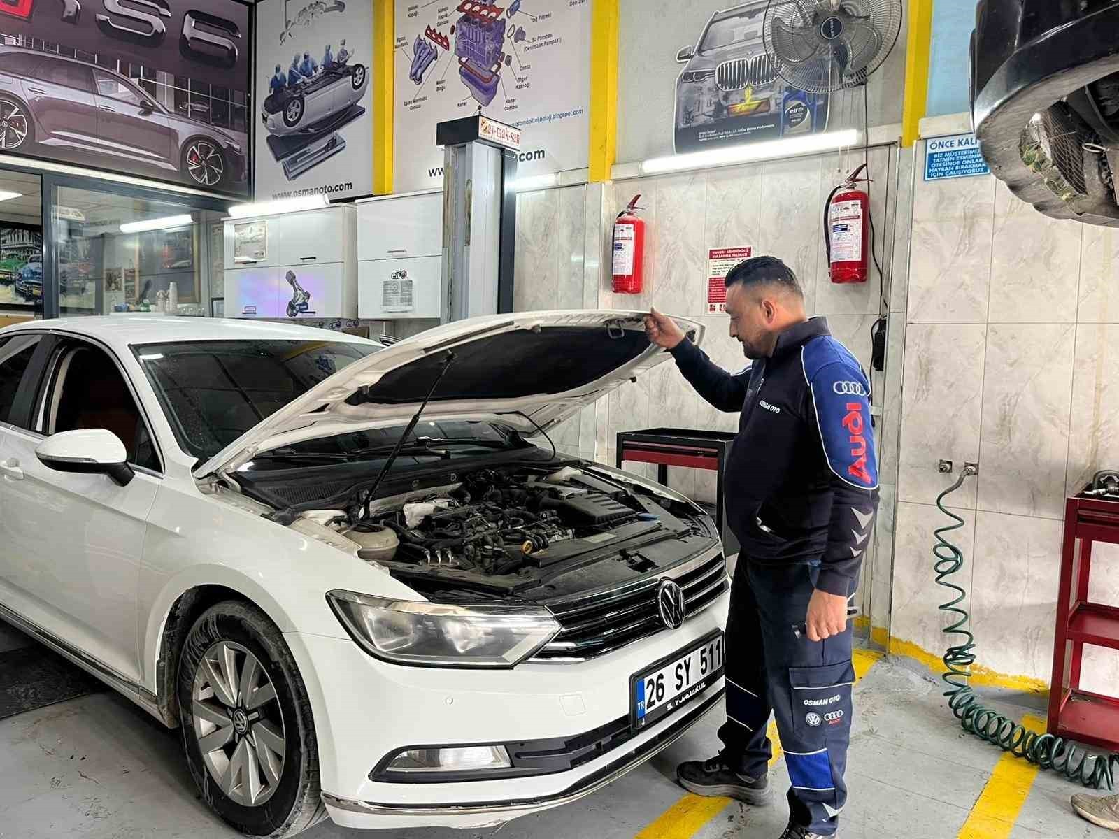 ESKİŞEHİR’DE MOTOR TAMİRİ YAPAN OSMAN SAN İSİMLİ TAMİRCİ KIŞ ÖNCESİ ANTİFRİZ BAKIMI HAKKINDA...