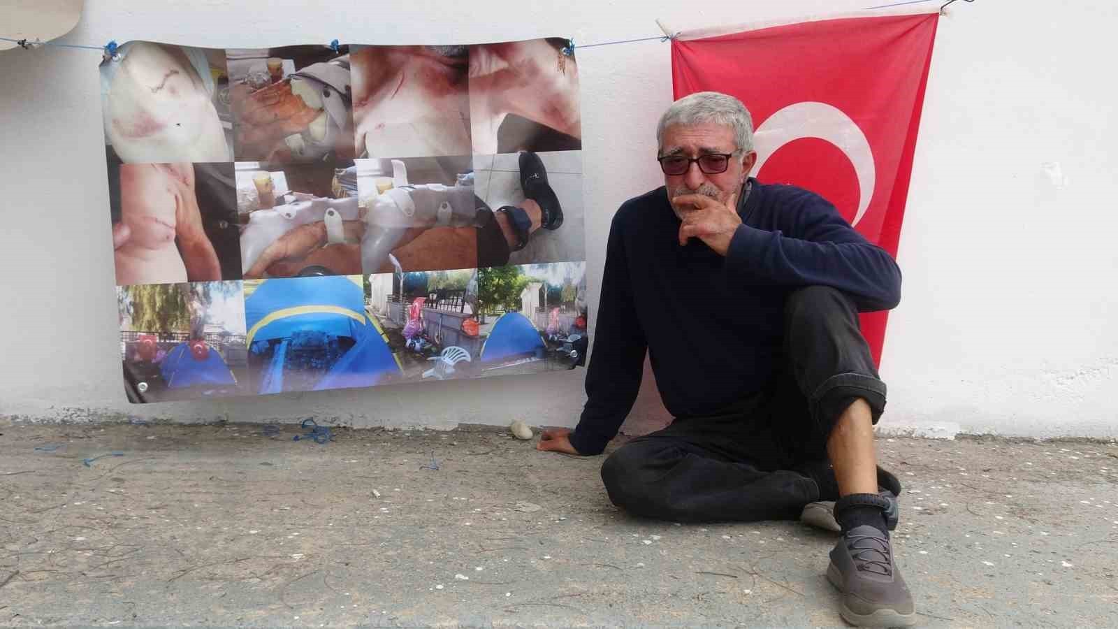 EVİNDEN UZAKLAŞTIRILDIĞI İÇİN ANTALYA ADLİYESİ YAKININDAKİ BİR PARKTA ÇADIRDA YAŞAMINI SÜRDÜREN...