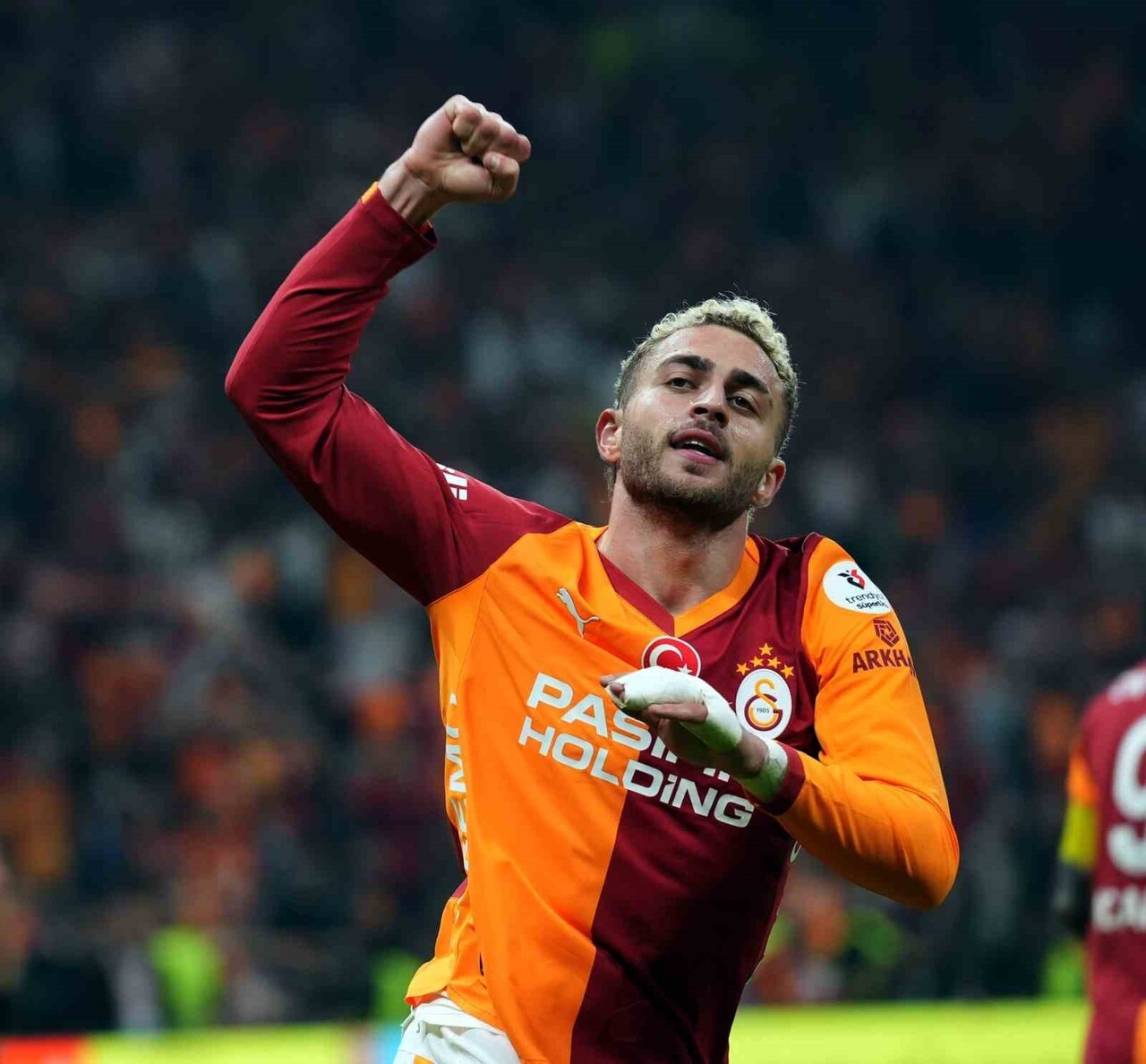 GALATASARAYLI FUTBOLCU BARIŞ ALPER YILMAZ, GENÇLERBİRLİĞİ MÜSABAKASIYLA 12 MAÇ SONRA GOL SEVİNCİ...