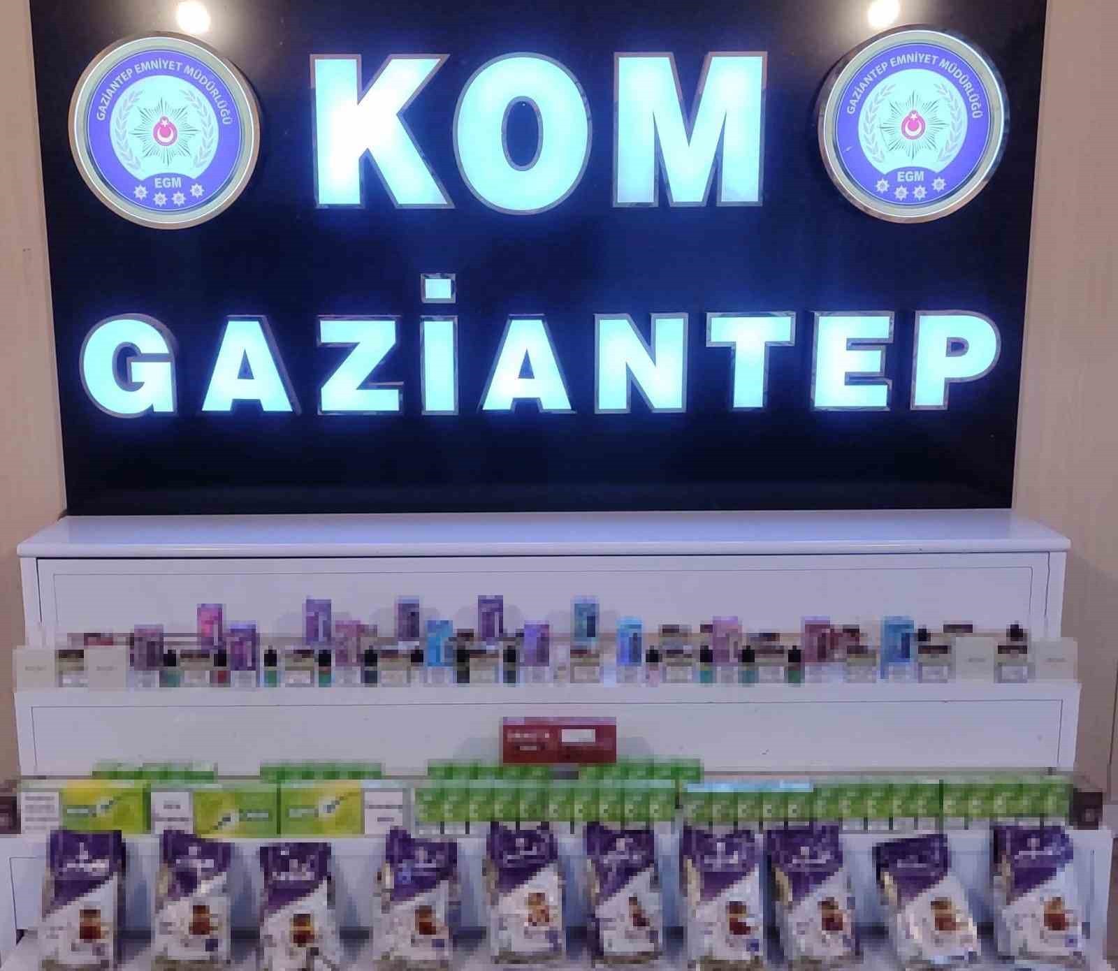 GAZİANTEP’TE POLİS EKİPLERİ TARAFINDAN KAÇAKÇILIKLA MÜCADELEYE YÖNELİK OPERASYONLARDA, 300 BİN...