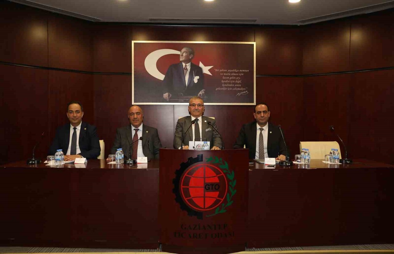 GAZİANTEP TİCARET ODASINDA (GTO) KASIM AYI OLAĞAN MECLİS TOPLANTISI, MECLİS BAŞKAN VEKİLİ ALİ...