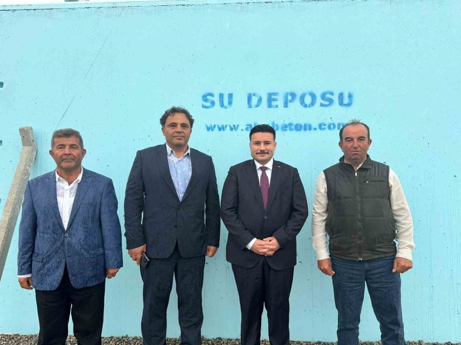 GÖKÇEADA KAYMAKAMI OSMAN ACAR, ŞİRİNKÖY’DE YAPIMI TAMAMLANAN YENİ SU DEPOSUNDA İNCELEMELERDE...