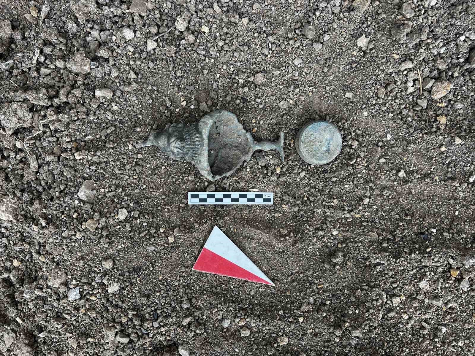 GÜMÜŞHANE’NİN KELKİT İLÇESİNDEKİ SATALA ANTİK KENTİ’NDE YÜRÜTÜLEN KAZI ÇALIŞMALARINDA, MISIR...