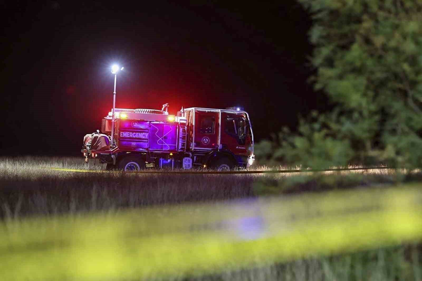 GÜRCİSTAN'DA TSK'YA AİT KARGI UÇAĞININ DÜŞTÜĞÜ BÖLGEDE ÇALIŞMALAR DEVAM EDİYOR