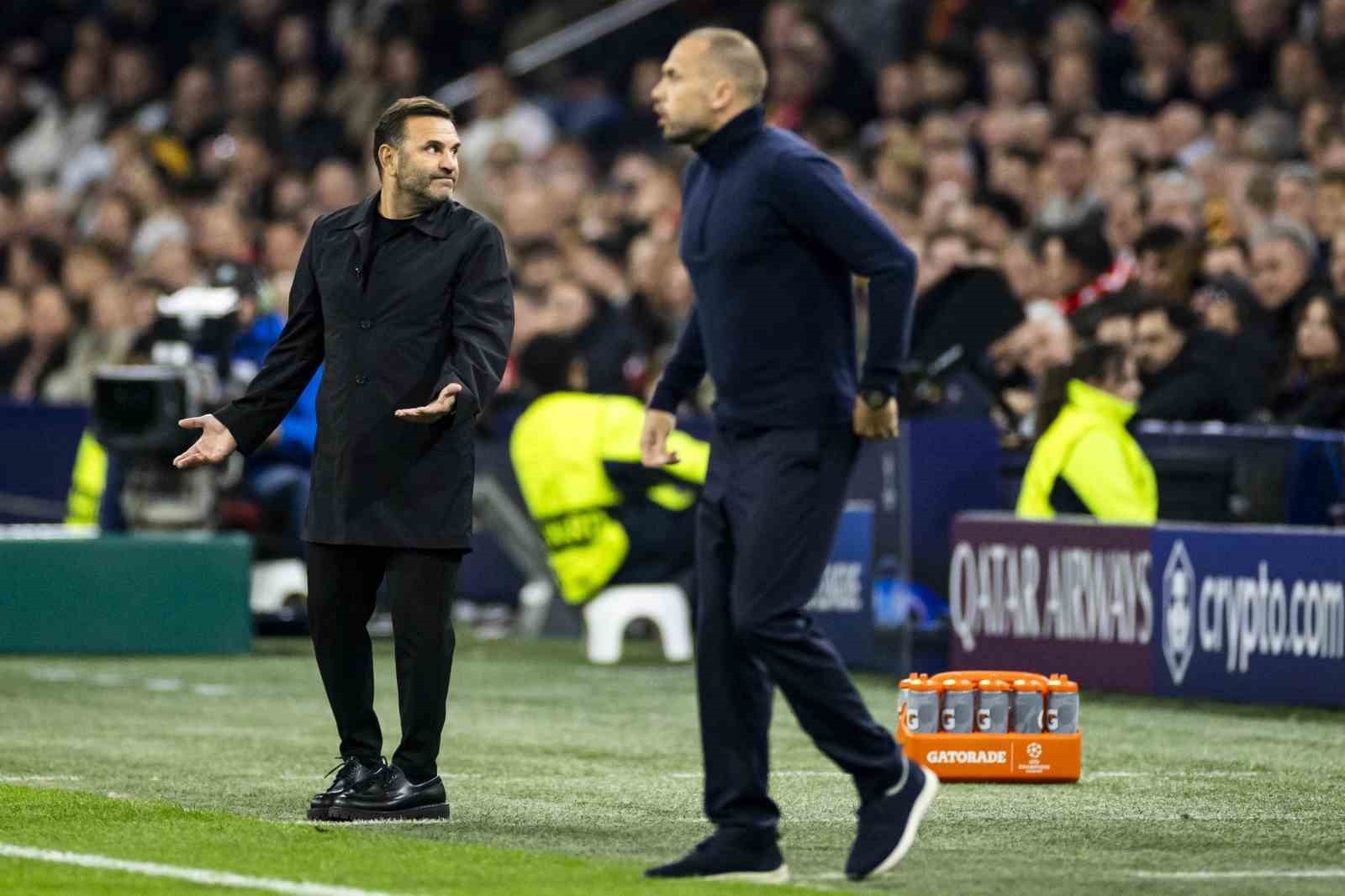 HOLLANDA EKİBİ AJAX, UEFA ŞAMPİYONLAR LİGİ'NDE GALATASARAY'A 3-0 MAĞLUP OLDUKLARI MAÇIN ARDINDAN...