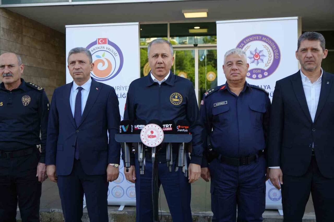İÇİŞLERİ BAKANI ALİ YERLİKAYA AÇIKLAMALARDA BULUNDU