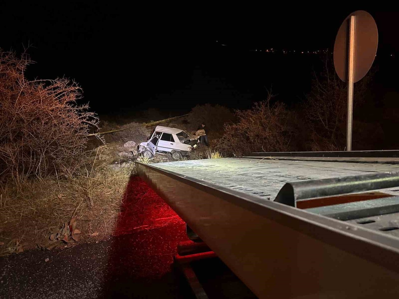 KAHRAMANMARAŞ'TA MEYDANA GELEN TRAFİK KAZASINDA 1 KİŞİ ÖLDÜ, 1 KİŞİ DE YARALANDI.