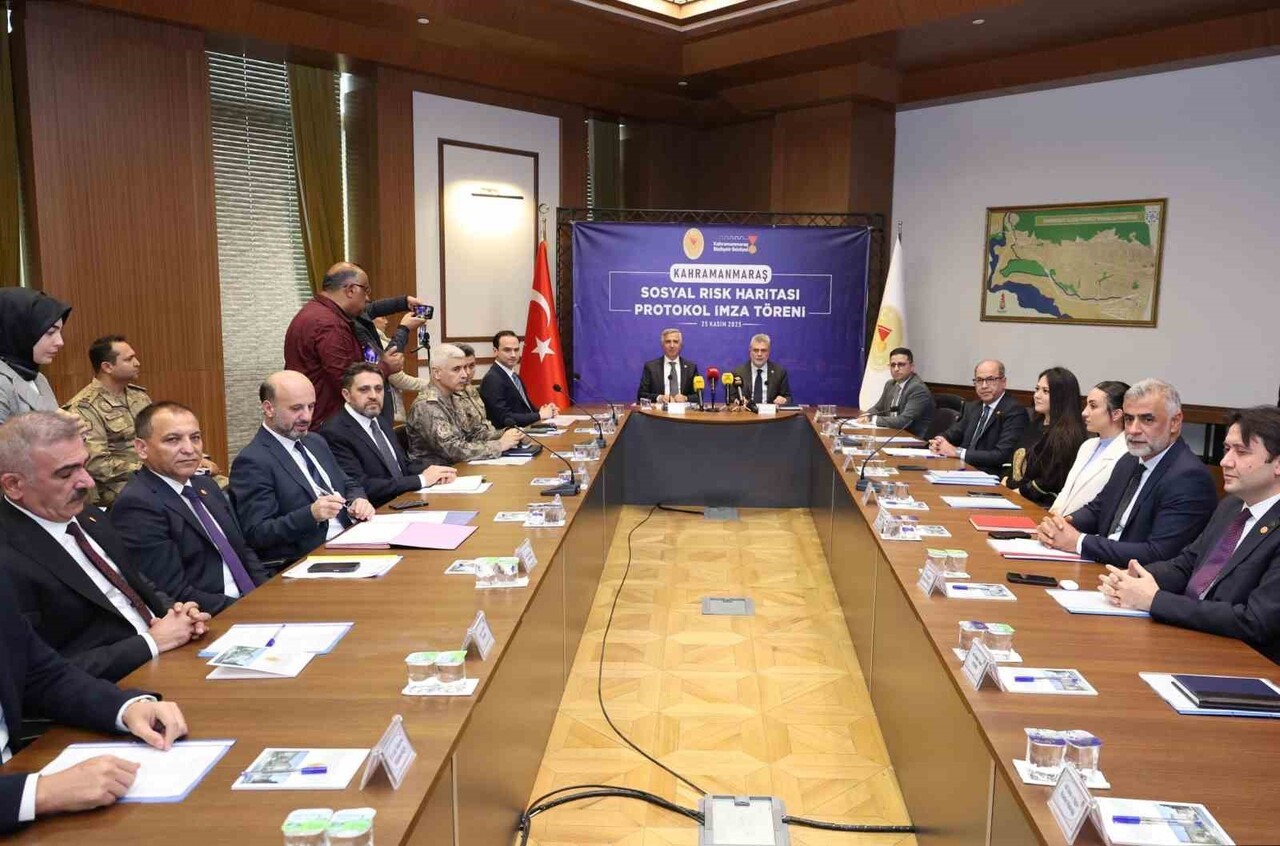 KAHRAMANMARAŞ BÜYÜKŞEHİR BELEDİYESİ VE VALİLİK ARASINDA KAHRAMANMARAŞ SOSYAL RİSK HARİTASI...