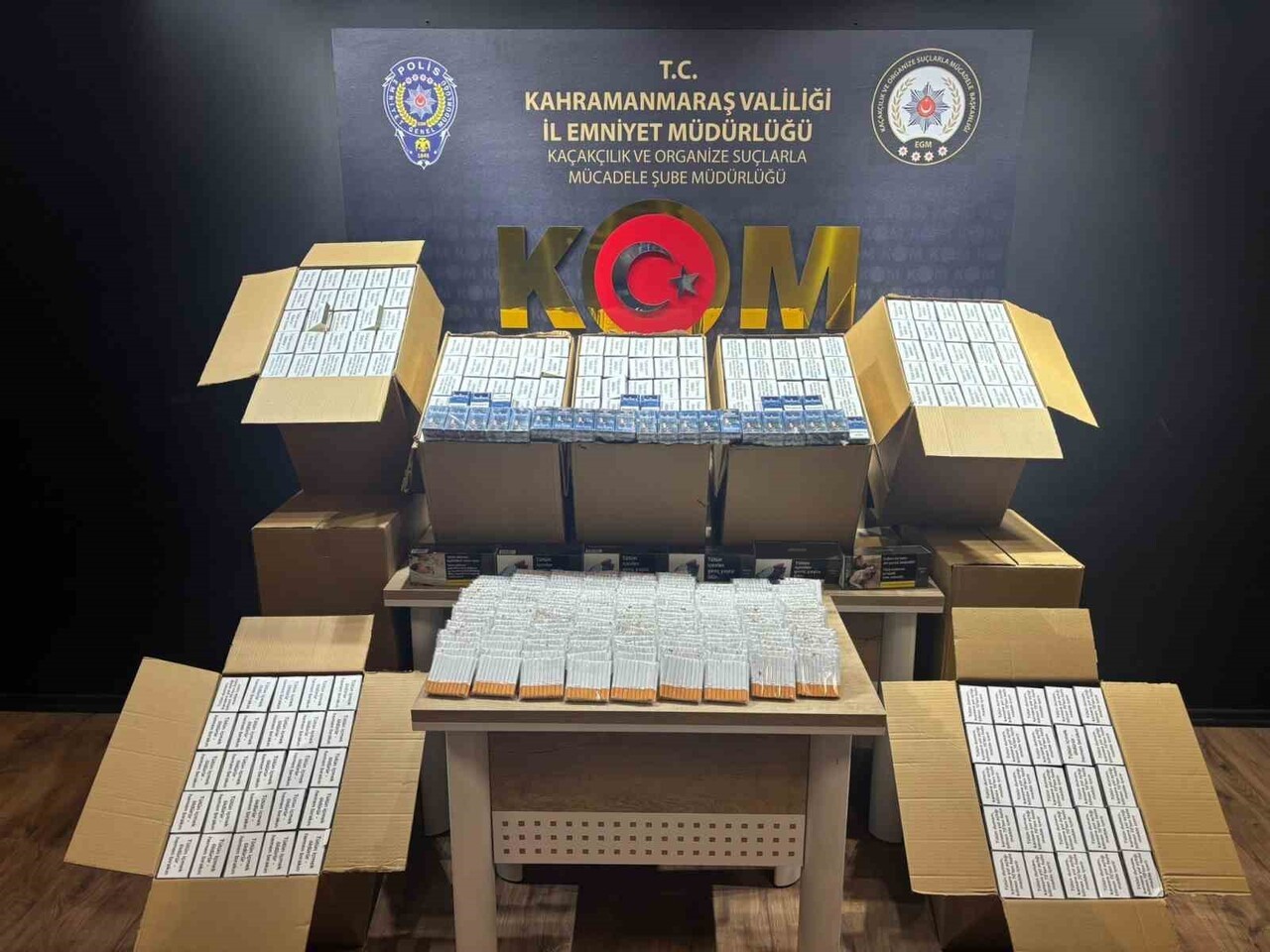 KAHRAMANMARAŞ İL EMNİYET MÜDÜRLÜĞÜ KOM ŞUBE VE NARKOTİK SUÇLARLA MÜCADELE ŞUBE MÜDÜRLÜĞÜ EKİPLERİ...