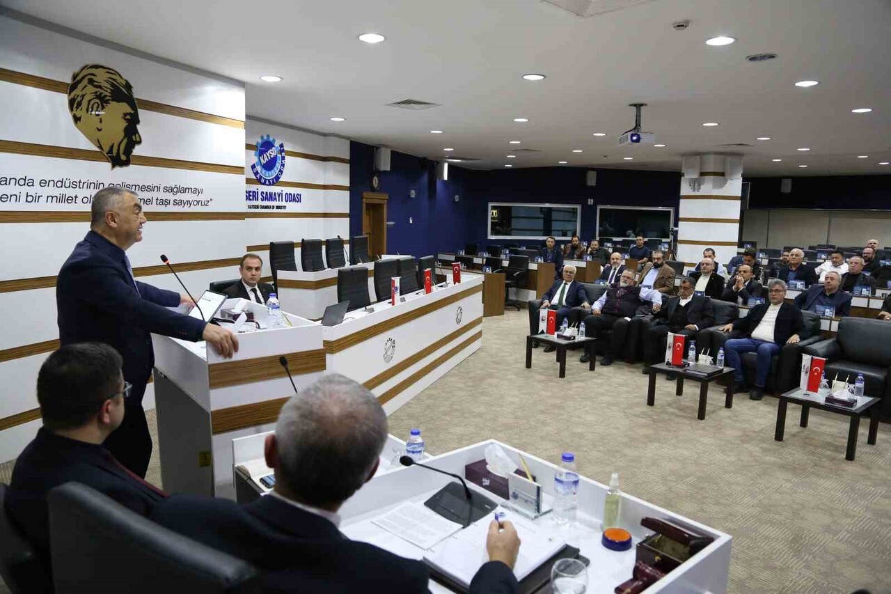 KAYSERİ SANAYİ ODASI (KAYSO) EYLÜL AYI OLAĞAN MECLİS TOPLANTISI; MECLİS BAŞKANI ABİDİN ÖZKAYA...