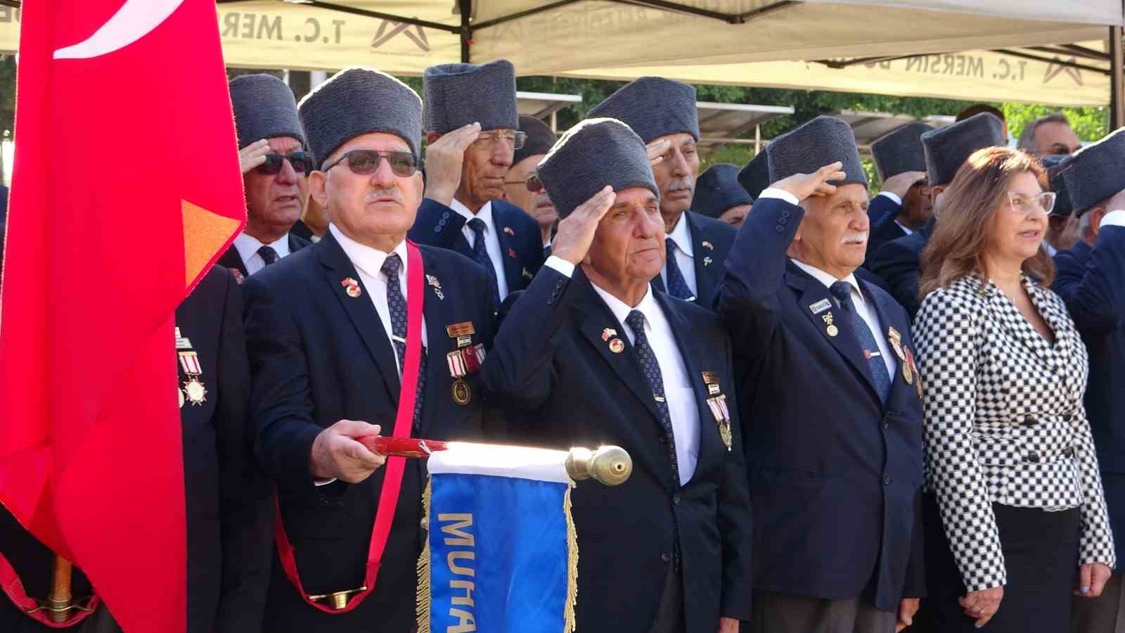 KUZEY KIBRIS TÜRK CUMHURİYETİ'NİN (KKTC) KURULUŞUNUN 42. YIL DÖNÜMÜ, MERSİN'DE TÖRENLE...