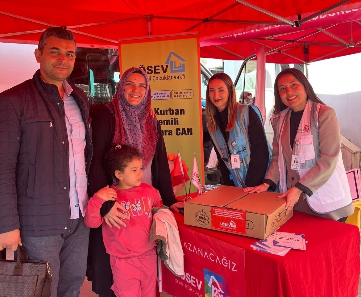 LÖSEV KANSER İLE MÜCADELE EDEN AİLELERİNİ 12 AY BOYUNCA TAZE KIRMIZI ET VE ET ÜRÜNLERİ İLE...