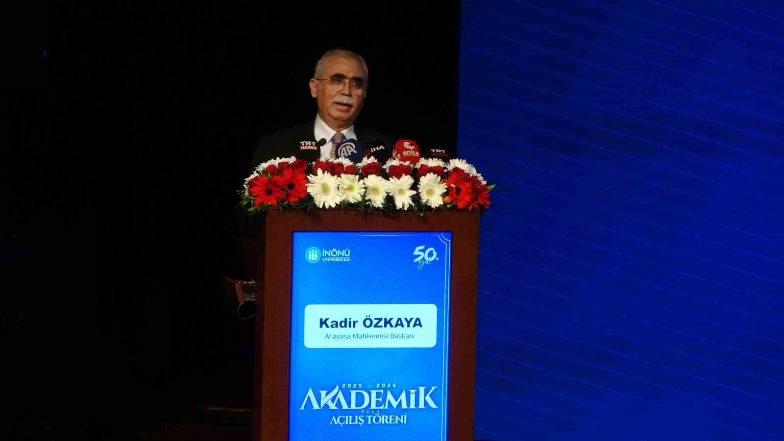 MALATYA İNÖNÜ ÜNİVERSİTESİ’NDE 2025-2026 AKADEMİK YILI AÇILIŞ TÖRENİ, ANAYASA MAHKEMESİ BAŞKANI...