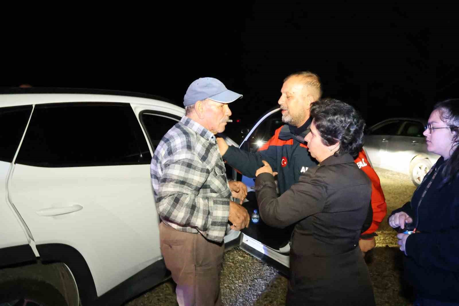 MANTAR TOPLAMAYA GİDEN VE KAYIP İHBARI YAPILAN YAŞLI ADAM SAĞ BULUNDU