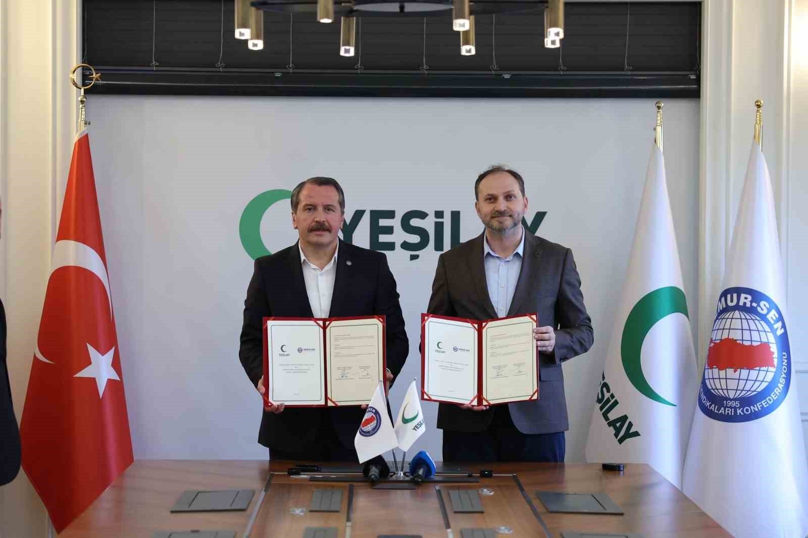 MEMUR SENDİKALARI KONFEDERASYONU (MEMUR-SEN) İLE TÜRKİYE YEŞİLAY CEMİYETİ ARASINDA BAĞIMLILIKLA...