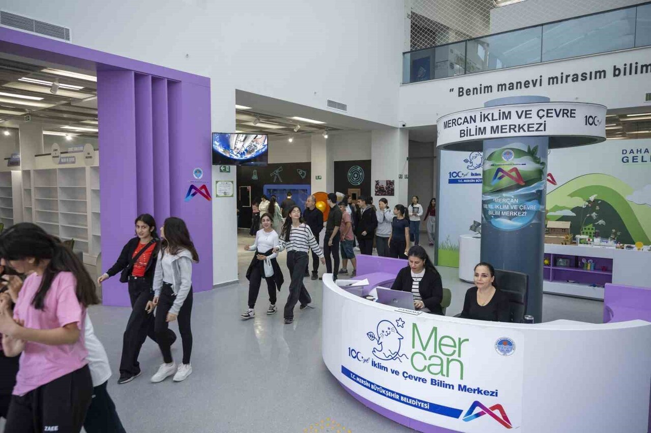 MERSİN’DE ARA TATİL BOYUNCA KAPILARINI RANDEVUSUZ AÇAN MERCAN 100. YIL İKLİM VE ÇEVRE BİLİM...