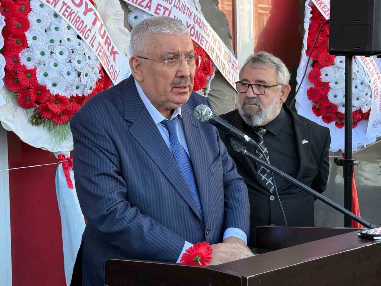 MİLLİYETÇİ HAREKET PARTİSİ GENEL BAŞKAN YARDIMCISI PROF. DR. EDİP SEMİH YALÇIN, PARTİ İL BİNASININ...