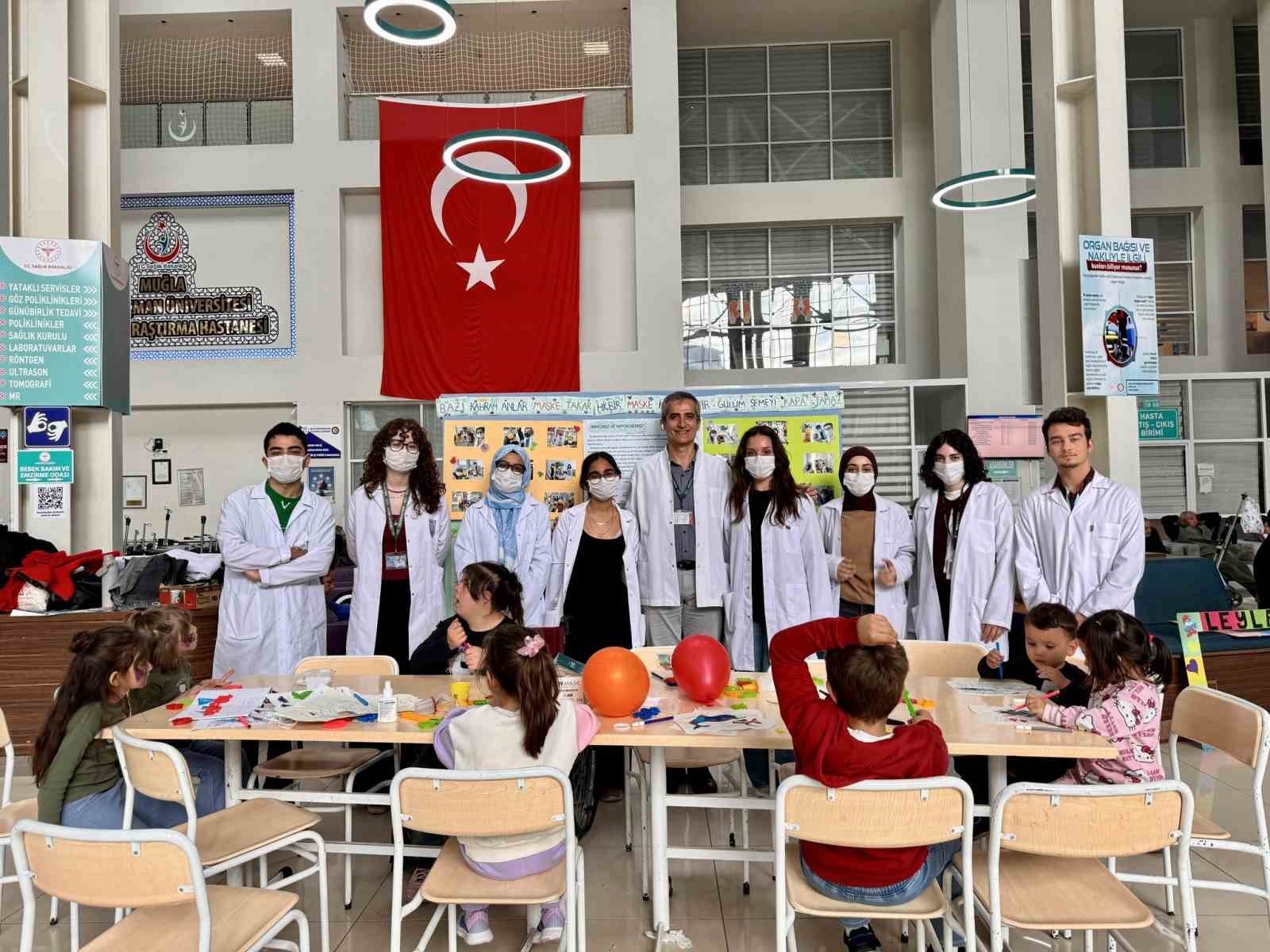 MSKÜ TIP FAKÜLTESİ ÖĞRENCİLERİ LÖSEMİLİ ÇOCUKLARA ANLAMLI DESTEK