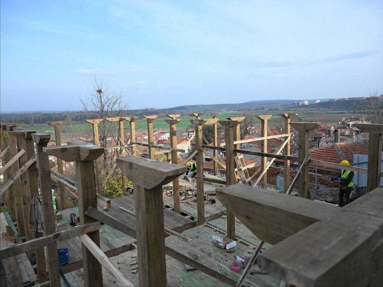 MURADİYE MEVLEVİHANESİ İHYA ÇALIŞMALARI DEVAM EDİYOR.