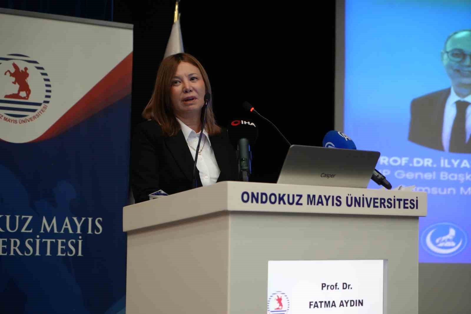 ONDOKUZ MAYIS ÜNİVERSİTESİ (OMÜ) REKTÖRÜ PROF. DR. FATMA AYDIN