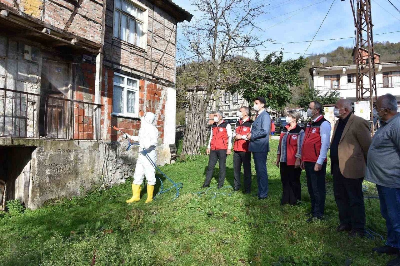 ORDU İL TARIM VE ORMAN MÜDÜRÜ BAYRAM AY, KAHVERENGİ KOKARCA İLE MÜCADELE ÇALIŞMALARI KAPSAMINDA...