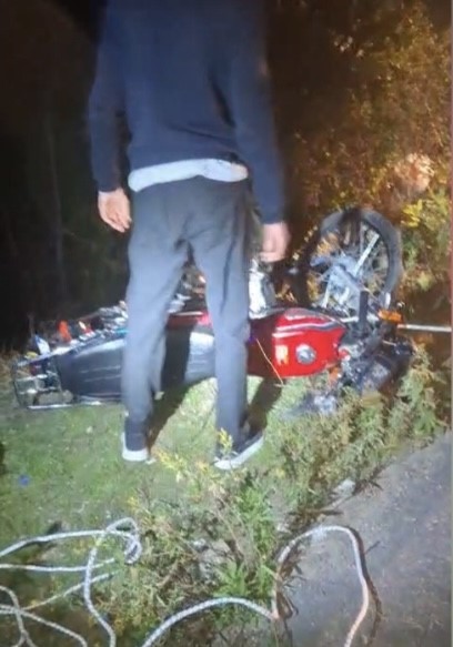 OSMANİYE’DE KONTROLÜ KAYBEDEN MOTOSİKLET SÜRÜCÜSÜ UÇURUMA YUVARLANDI