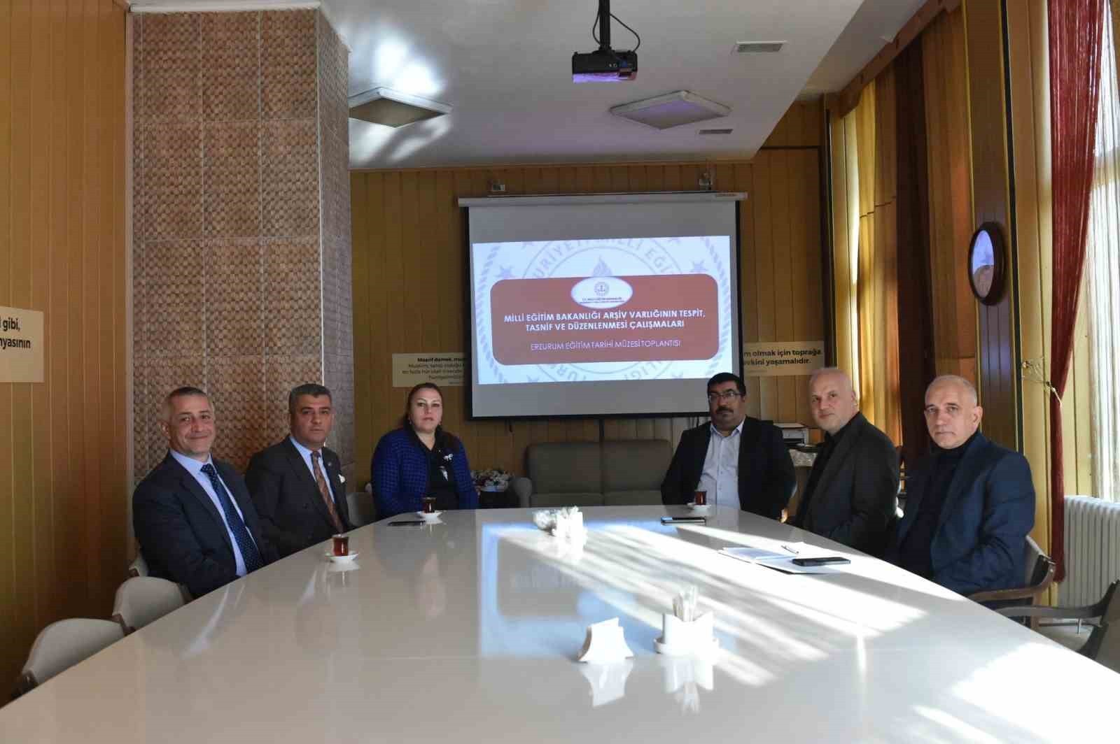 "MİLLÎ EĞİTİM BAKANLIĞI ARŞİV VARLIĞININ TESPİT, TASNİF VE DÜZENLENMESİ ÇALIŞMASI" TOPLANTISI...