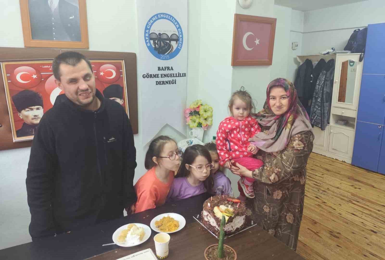 SAMSUN’UN BAFRA İLÇESİNDE, BAFRA GÖRME ENGELLİLER DERNEĞİ BÜNYESİNDE DÜZENLENEN AKIL VE ZEKA...