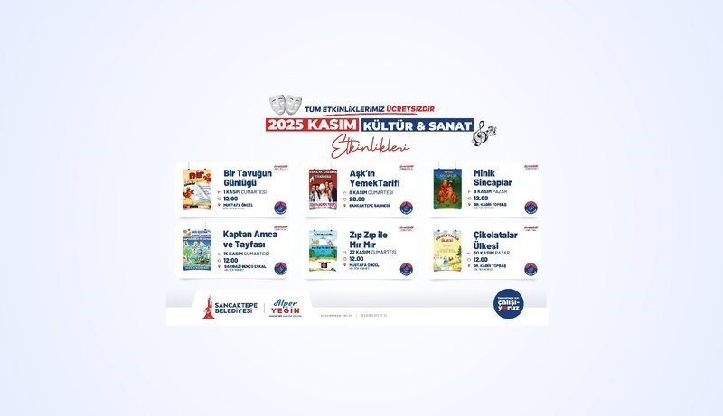SANCAKTEPELİLER'İN YOĞUN İLGİ GÖSTERMESİ BEKLENEN ETKİNLİKLER KAPSAMINDA; TİYATRO OYUNLARI, SAHNE...