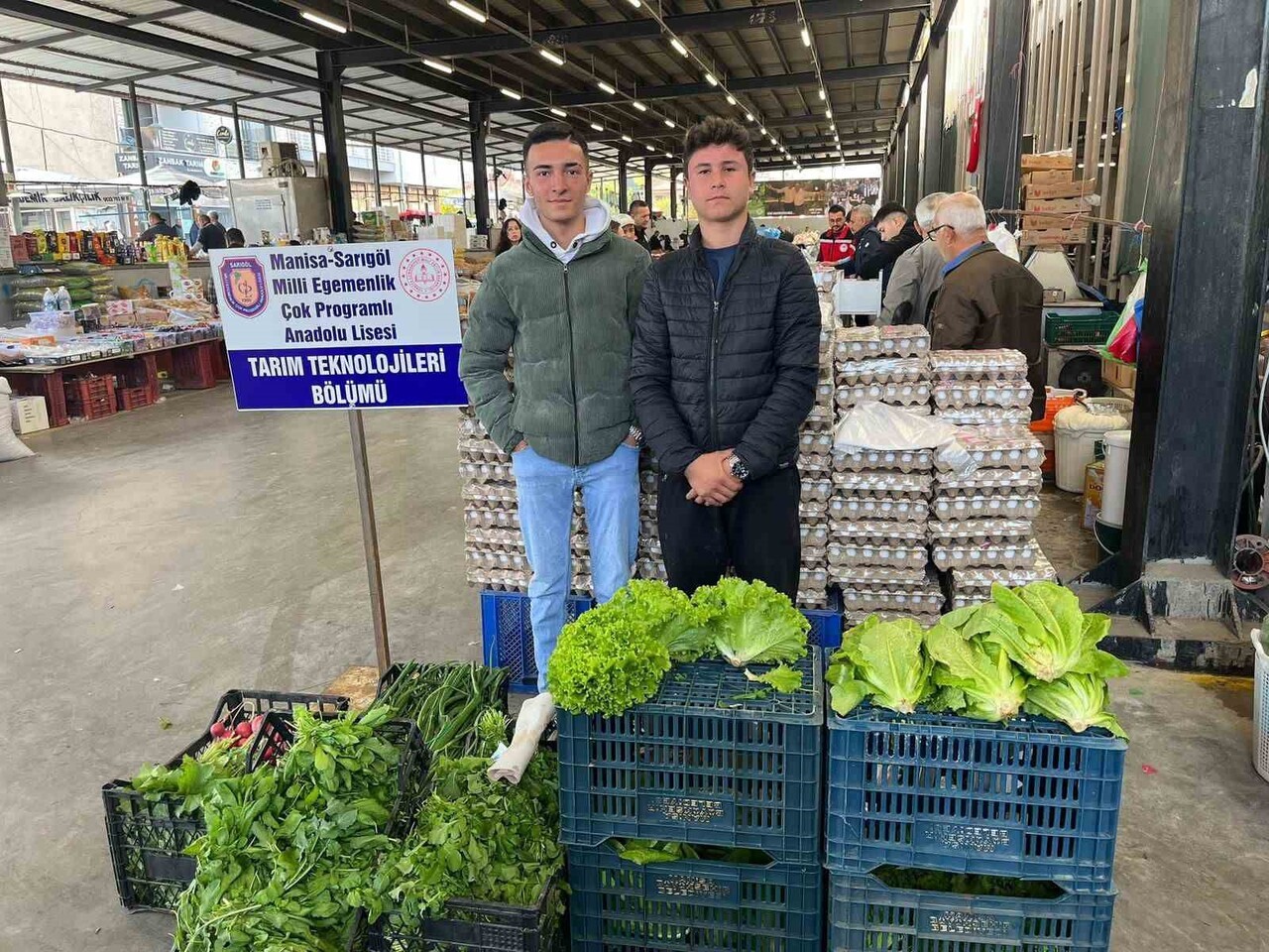 SARIGÖL MİLLİ EGEMENLİK ÇOK PROGRAMLI ANADOLU LİSESİ TARIM TEKNOLOJİLERİ BÖLÜMÜ ÖĞRENCİLERİ...