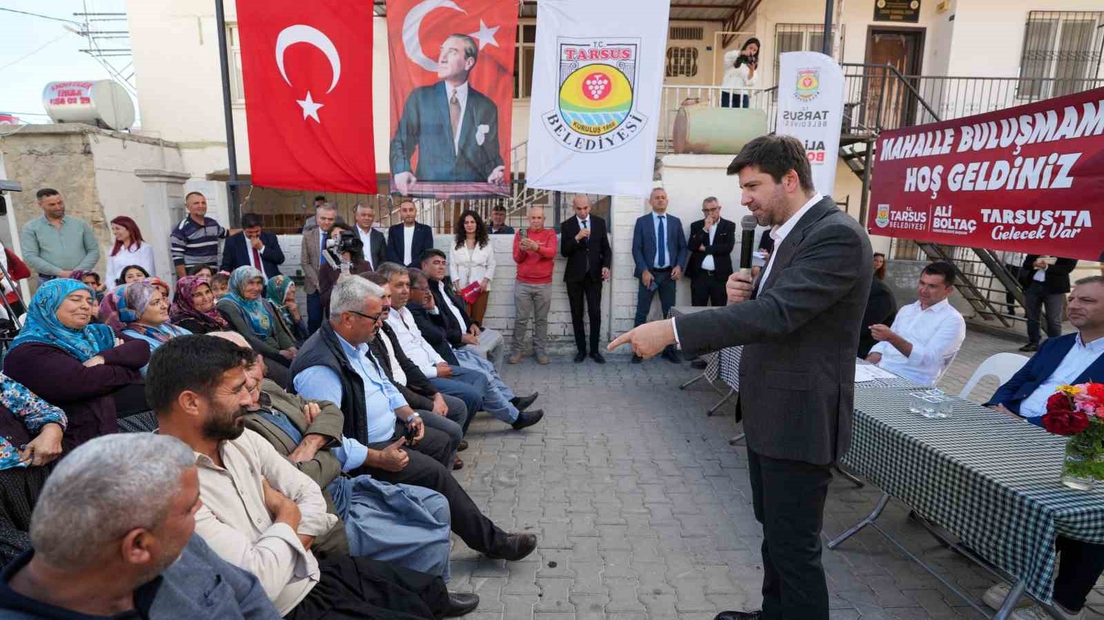 TARSUS BELEDİYE BAŞKANI ALİ BOLTAÇ, MAHALLE ZİYARETLERİ KAPSAMINDA ÇOKAK MAHALLESİ’Nİ ZİYARET...